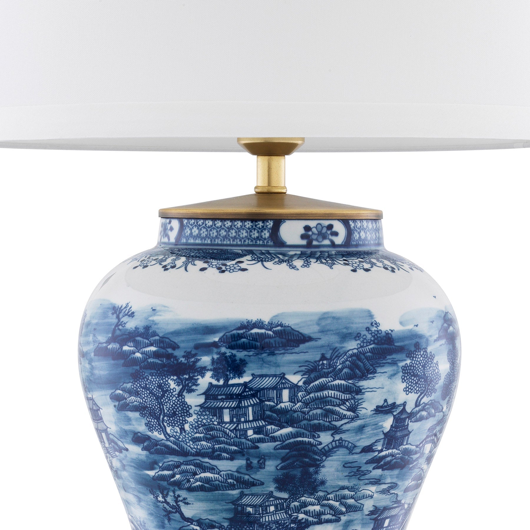 CHINESE BLUE - Tischlampe