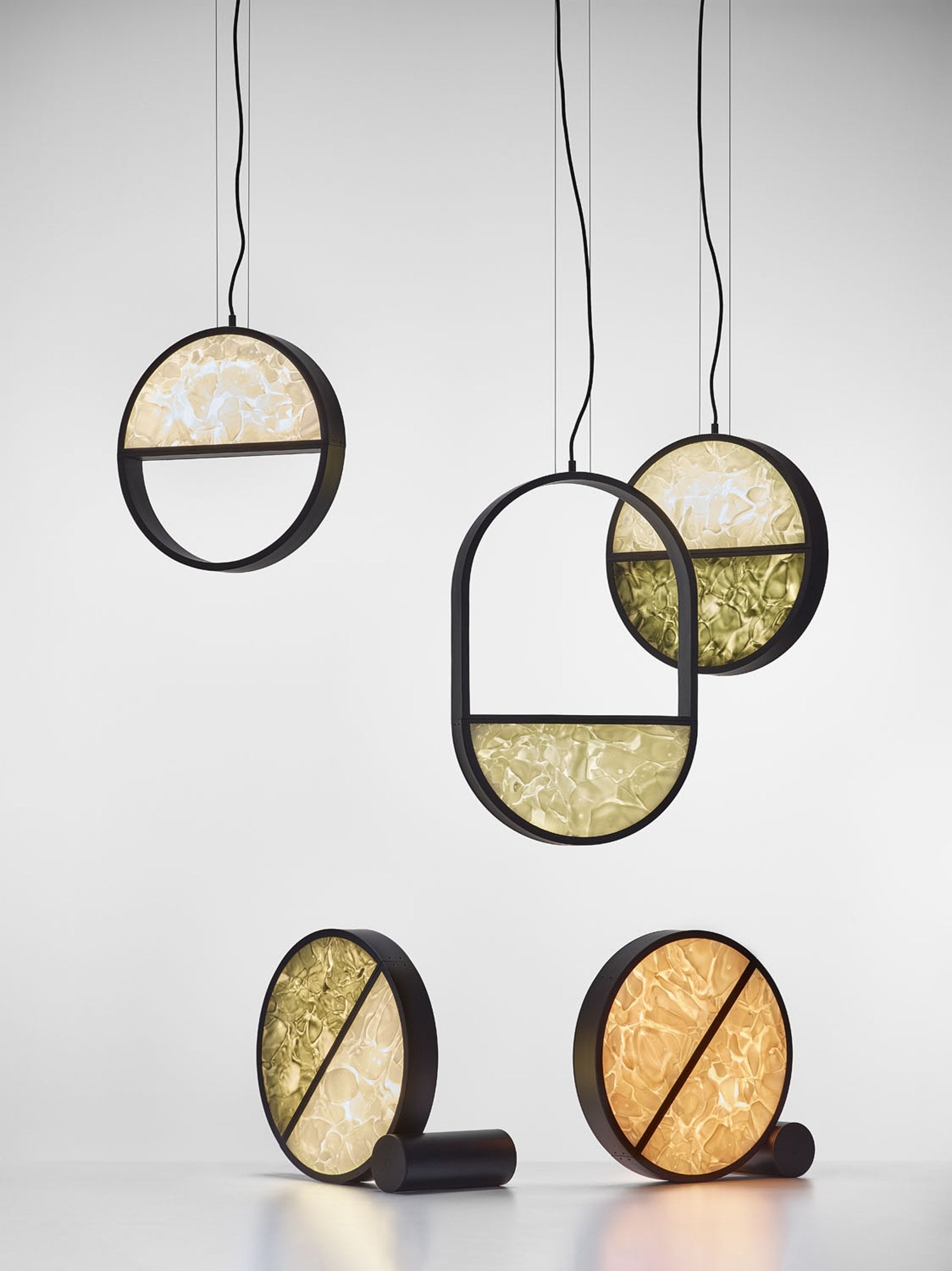 GEOMETRIC OVAL 1/3 BOTTOM - Pendant Light