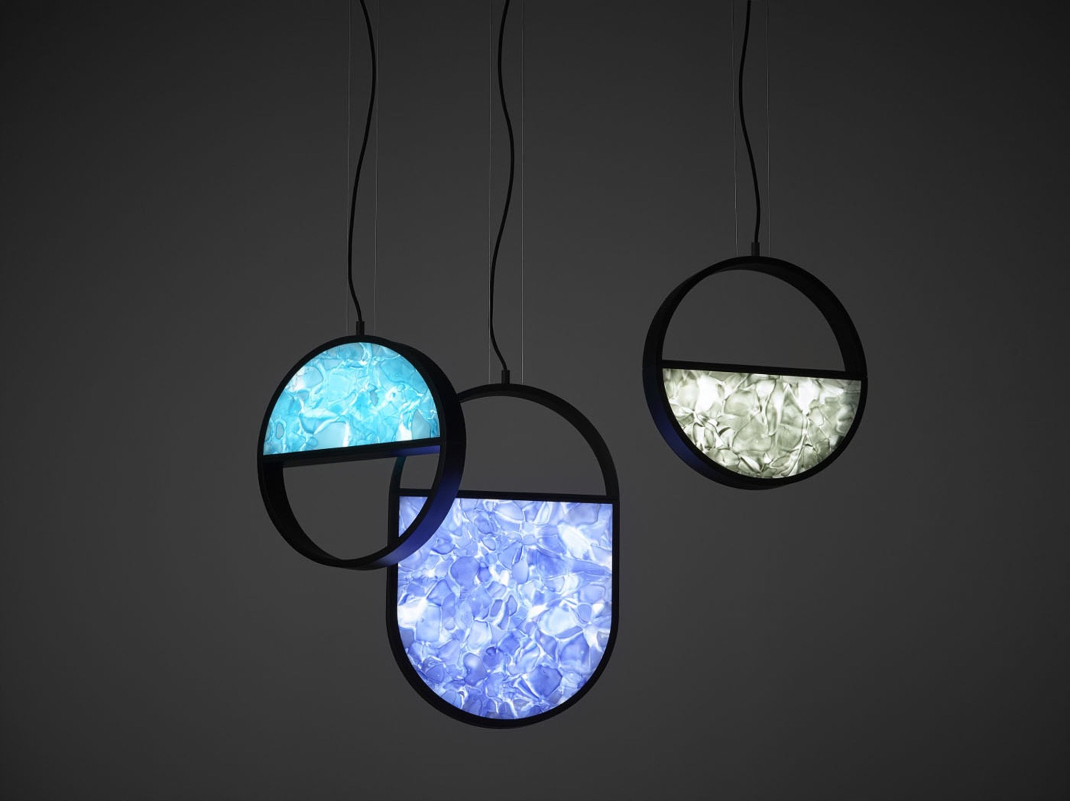 GEOMETRIC CIRCLE 1/2 BOTTOM - Pendant Light